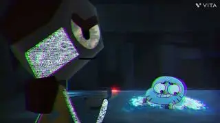 Final fight cover. R0b vs gumball and anias