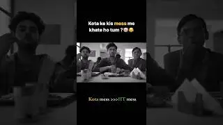 Kota Mess Review 🥴|Best Mess in Kota #kota#iitbombay #shorts