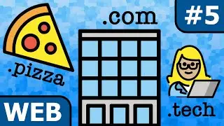 [Web #5] How To Pick A Good Domain Name For Your Website — .COM 🏢 .TV 📺 .NEWS 📰 .PIZZA 🍕.TECH 👨🏻‍💻