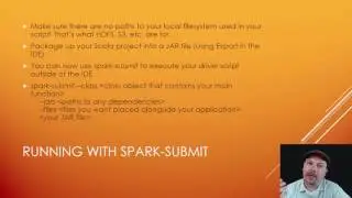 31   Activity Using spark submit to Run Spark Driver Scripts