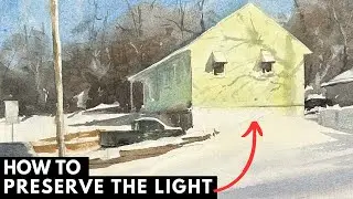 How to Preserve Light in Watercolor