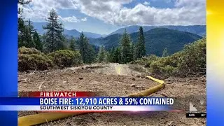 Boise Fire now 59% contained