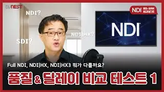 NDI Quality & Delay Comparison Test Part 1 / A Comprehensive Comparison of SDI, NDI, and NDI|HX! ...