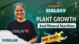 ✅One Shot Lecture | Chp - 7 | Plant Growth & Mineral Nutrition | Gyanlab | Anjali Patel 
