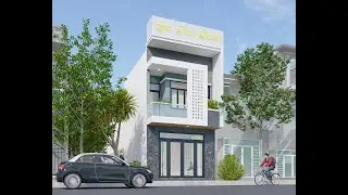 SketchUp vẽ nhà 2 tầng P1