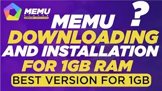 How To download Memu Android Emulator For 1GB Ram|Memu App Player for 1GB Ram|Best Version For 1GB
