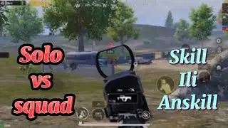 Solo vs squad gamepley Pubg mobile