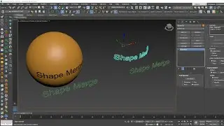 3DS Max - Compound Objects - ShapeMerge