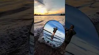 Креативные фотографии на закате 🌇#creative #photography #youtubeshorts