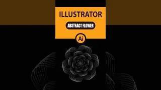 Abstract Flower in Adobe Illustrator ।। #shorts #illustrator