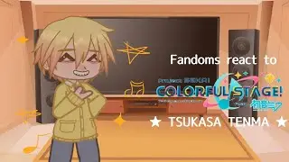 Fandoms react to Tsukasa Tenma | BSD, Genshin Impact, Project Sekai, MDZS | 2/4?