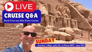 Live Cruise Q&A. Your Cruising Questions Answered. Sunday 7 May 2023 (5pm Uk/ 12 Noon EST/ 9am PST)
