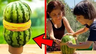 LASTİK İLE KARPUZ PATLATMAK (EĞLENCELİ DENEY)