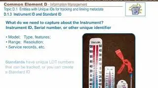 SWAMP FIELD METHODS COMMON ELEMENT D - INFORMATION MANAGEMENT
