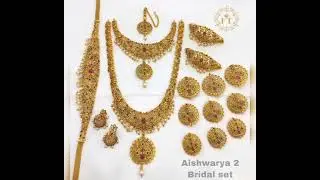 #onegramgoldjewellery # latest bridel sets