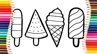 How to Draw Ice Cream