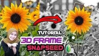 Cara Edit Photo 3D Frame Keren Di HP Android | Snapseed Tutorial 2021