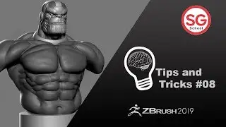 Tips and Tricks #08 Zbrush2019 - Continuação do Thanos