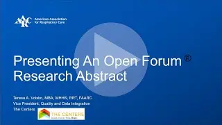 Presenting An Open Forum Research Abstract