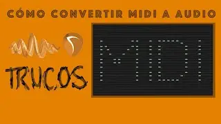 Cómo convertir MIDI a audio en REAPER
