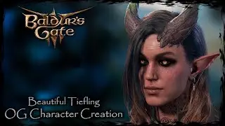 BALDUR'S GATE 3 || Beautiful Tiefling [Original Character #253] - Female Character Creation