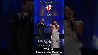 Top 10 Entries from Georgia 🇬🇪 in Eurovision