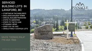 Madrona Ridge - Serviced Building Lots For Sale in Langford, BC