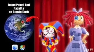 Found Pomni And Ragatha on Google Earth! The Amazing Digital Circus 