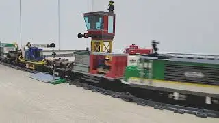LEGO 60198 + 3677 train ride & speed build review