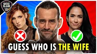 GUESS WHICH IS THE WIFE OF THE WRESTLERS | WWE QUIZ TRIVIA 2025