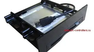 Дисковод Флоппи FDD USB внутренний черный Espada