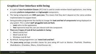 Java Swing Class , Java Awt vs Java Swings , Swing Components , java , Advance Java