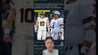 BO NIX IS THE STARTER IN DENVER #denverbroncos #nflnews #bonix