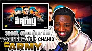 3robi, Chladda, Aim, YassineBeats & Chahid - Army (Official Video) | REACTION