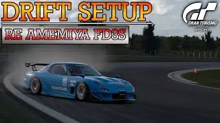 RE Amemiya FD3S RX-7 Drift Setup/Tune | Gran Turismo Sport PS5