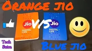 DIFFERENCE between blue and orange jio sim