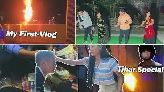 Finally! My First Vlog- Tihar Special ✌ || Janam Official