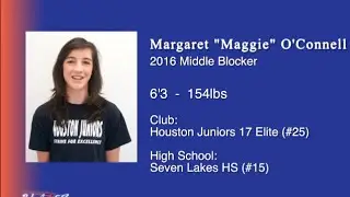 2016 Middle Blocker - Maggie O'Connell - Volleyball Skills and Highlights Video