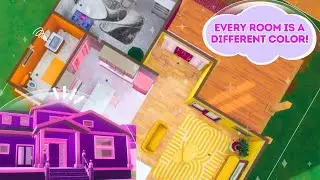 The sims 4 but EVERY room is a DIFFERENT color!