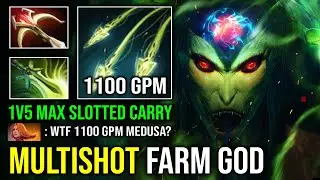 How to Multishot Farm Farm Medusa 1100 GPM Max Slotted Tank Hard Carry Hit Like a Truck Dota 2