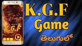 #kgf  KGF Game official Android Gameplay  in HD || BY deekshith tech|తెలుగులో