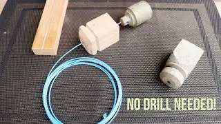 Quick & Easy Guide to Crafting a Wood Plumb Bob Without a Drill!