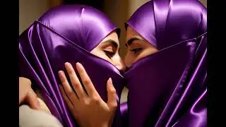 Silk Satin Niqab for Couples  Luxury Modest Style