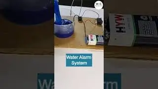Water Alarm System |#shorts #wateralarm #smallproject #scienceproject #schoolprojectidea #diycrafts