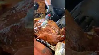 ¿Quien podría comerse todo este Brisket Ahumado?