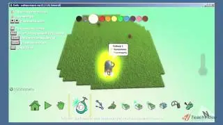 5  Обучающая программа в Kodu Game Lab