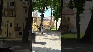 Walls of Lucca | Viale della Mura Urbane | Historic Centre of Lucca, Italy 🇮🇹 | Travel #shorts