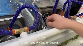 Egde polishing machine