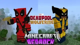 🔥Deadpool va Wolverine Addon 🔥| Minecraft bedrock 1.21 @ulthacker1097
