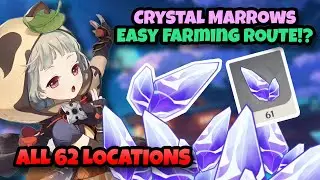 Crystal Marrow EASY FARMING ROUTE - Genshin Inazuma Update!
